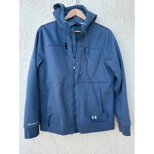 Under Armour Full Zip Hoodie Womens L Infrared Athleisure Active Cozy Warm